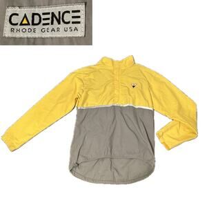 Vintage 90s Cadence Cycling Colorblock Windbreaker Pullover Jacket / L/XL